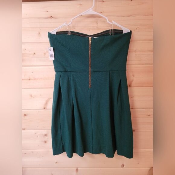 Amanda Uprichard Strapless Green Party Dress in Size Medium‎ - Picture 3 of 8
